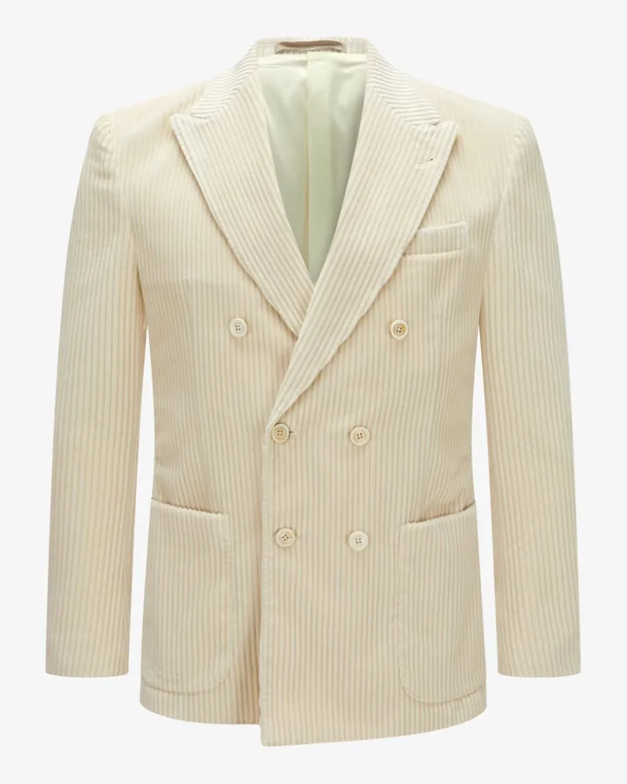 Doppelreiher-Cord-Sakko aus Baumwolle