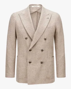 Doppelreiher-Sakko aus Schurwolle und Cashmere