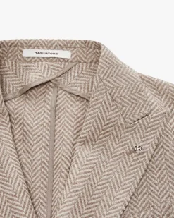 Doppelreiher-Sakko aus Schurwolle und Cashmere