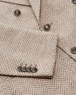 Doppelreiher-Sakko aus Schurwolle und Cashmere