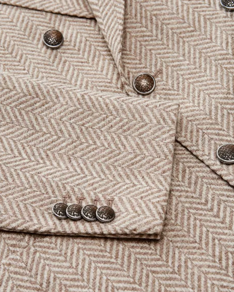 Doppelreiher-Sakko aus Schurwolle und Cashmere