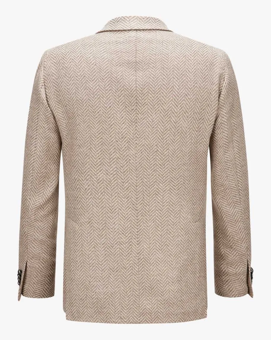 Doppelreiher-Sakko aus Schurwolle und Cashmere