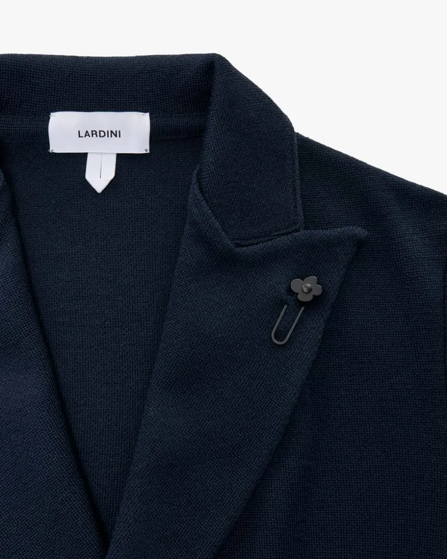 Doppelreiher-Stricksakko aus Merinowolle