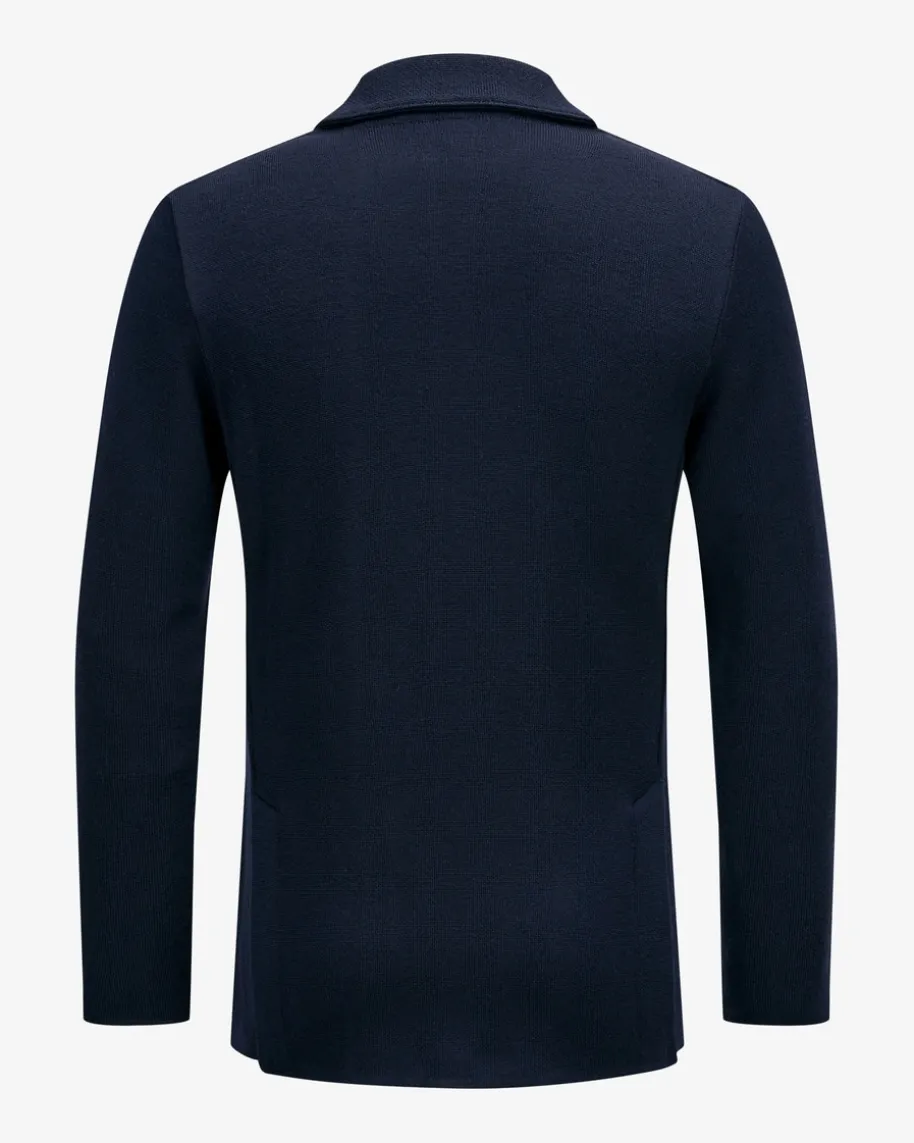 Doppelreiher-Stricksakko aus Merinowolle