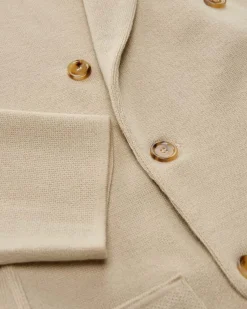 Doppelreiher-Stricksakko aus Merinowolle