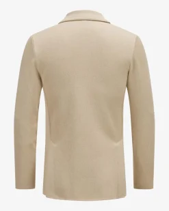 Doppelreiher-Stricksakko aus Merinowolle