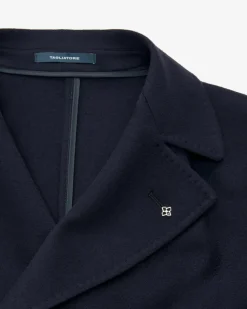 Doppelreiher-Wollmantel