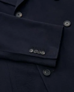 Doppelreiher-Wollmantel