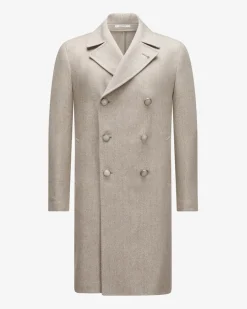 Doppelreiher-Wollmantel