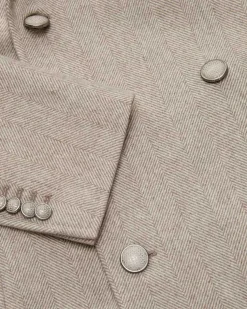 Doppelreiher-Wollmantel