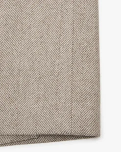 Doppelreiher-Wollmantel