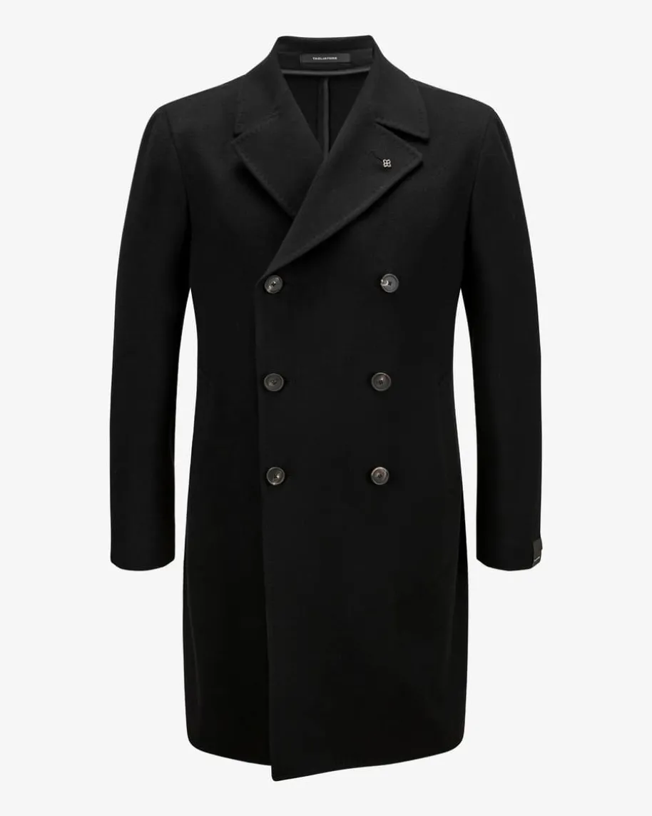 Doppelreiher-Wollmantel