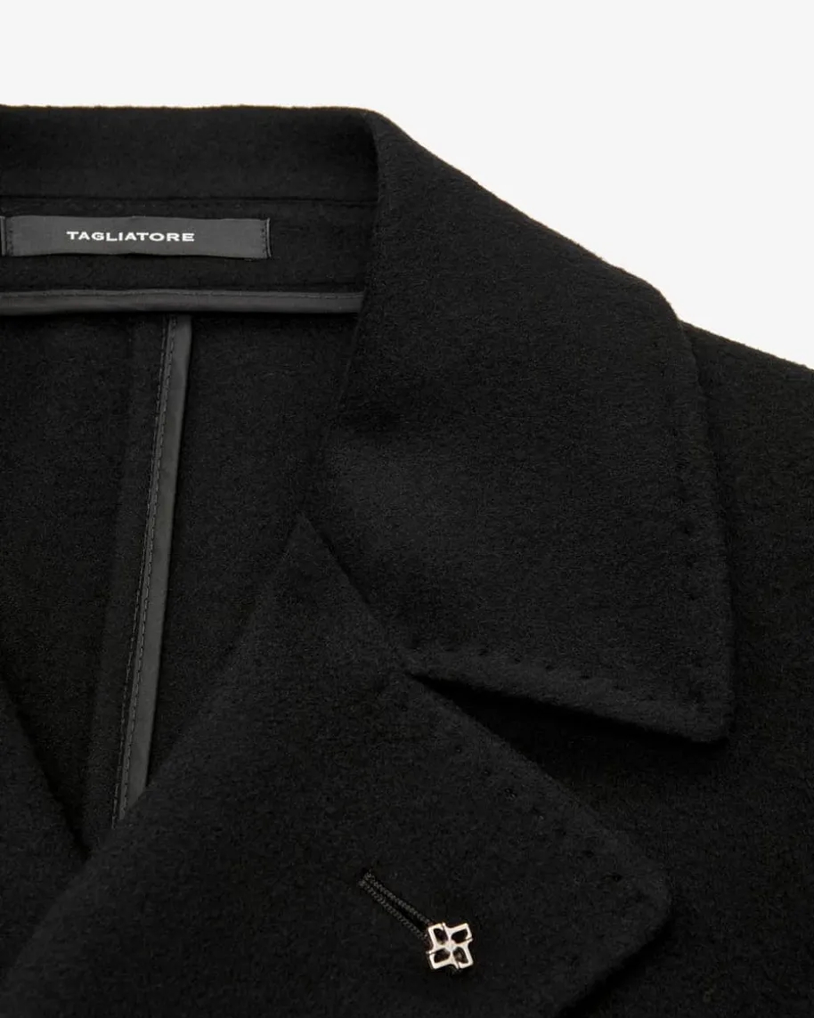 Doppelreiher-Wollmantel