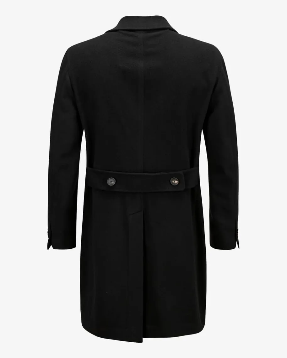 Doppelreiher-Wollmantel