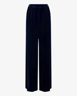 Dusty Samthose aus Viskose und Seide