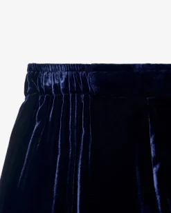 Dusty Samthose aus Viskose und Seide