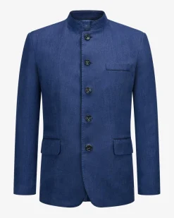 Elias Trachtenjanker aus Leinen und Schurwolle