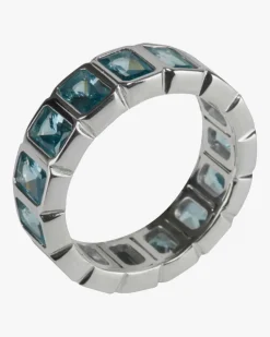 Emeral Cut Eternity Ring