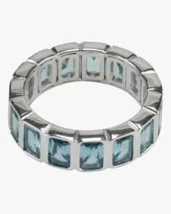 Emeral Cut Eternity Ring