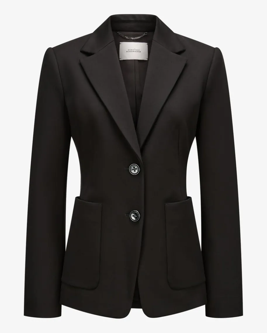 Emotional Essence Blazer aus Viskose-Mix