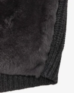 Fellweste aus Wolle und Cashmere