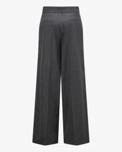 Flanellhose aus Schurwoll-Mix