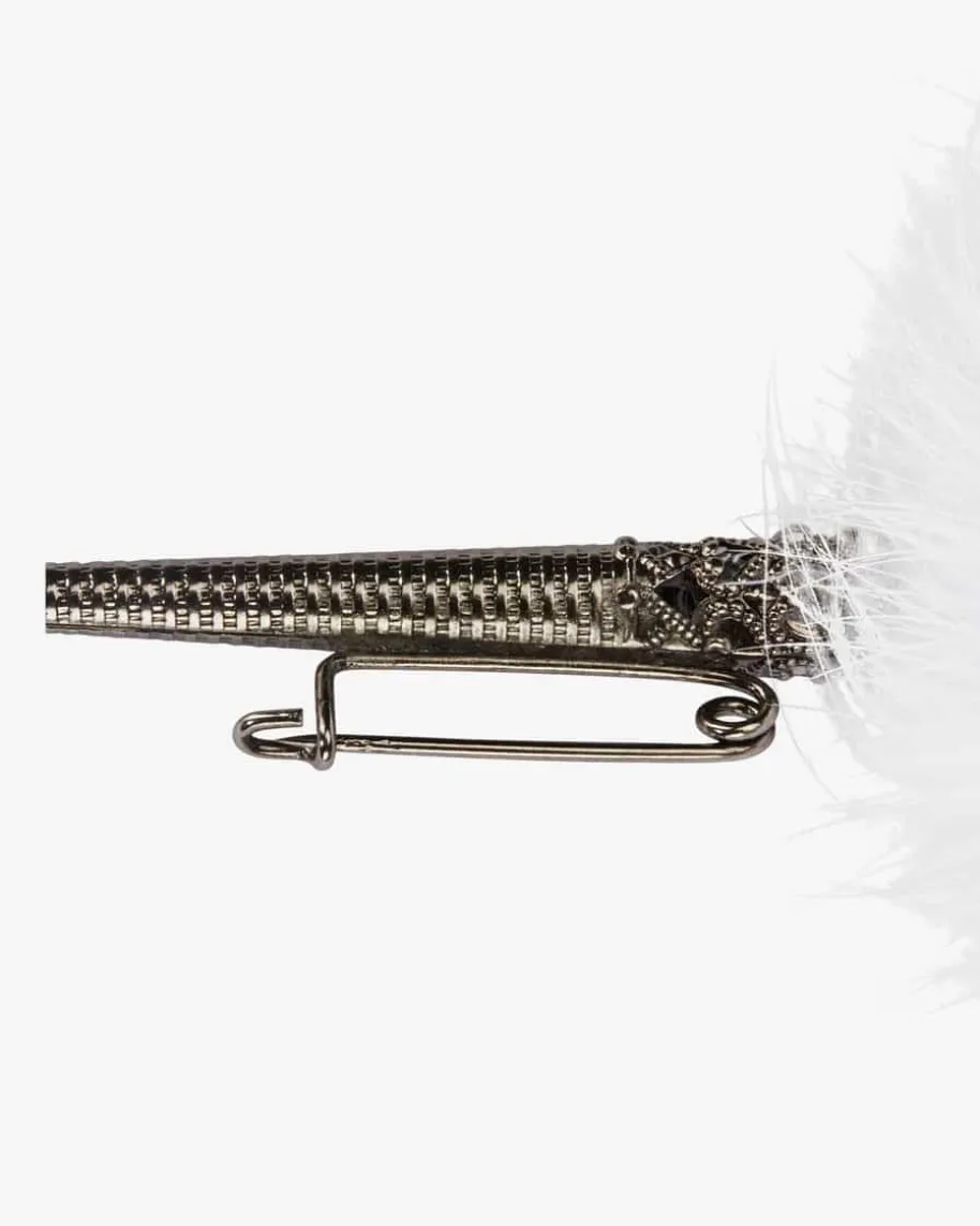 Flaumfeder Hutanstecker