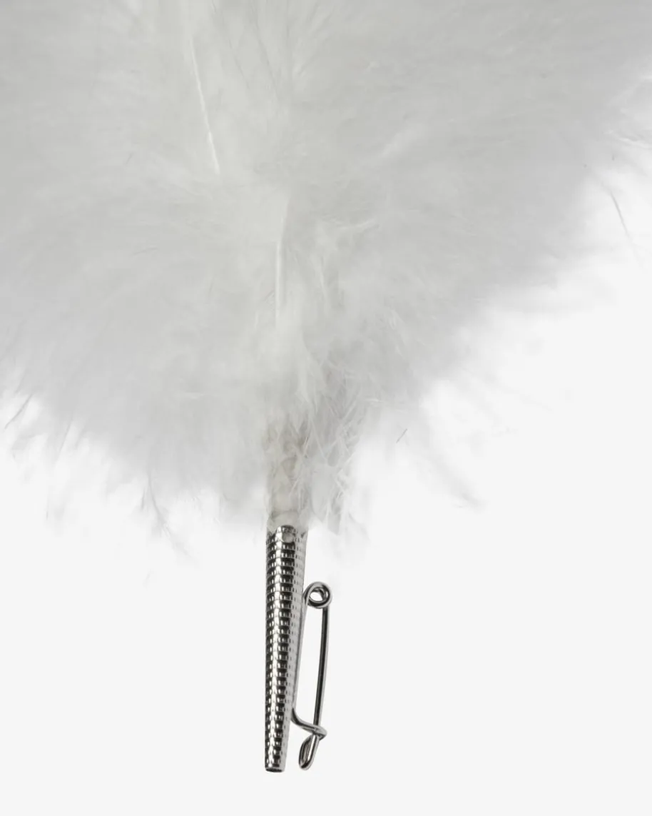 Flaumfeder Hutanstecker 32 cm