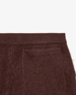 Fluffy Statement Strickhose aus Schurwoll-Cashmere-Mix