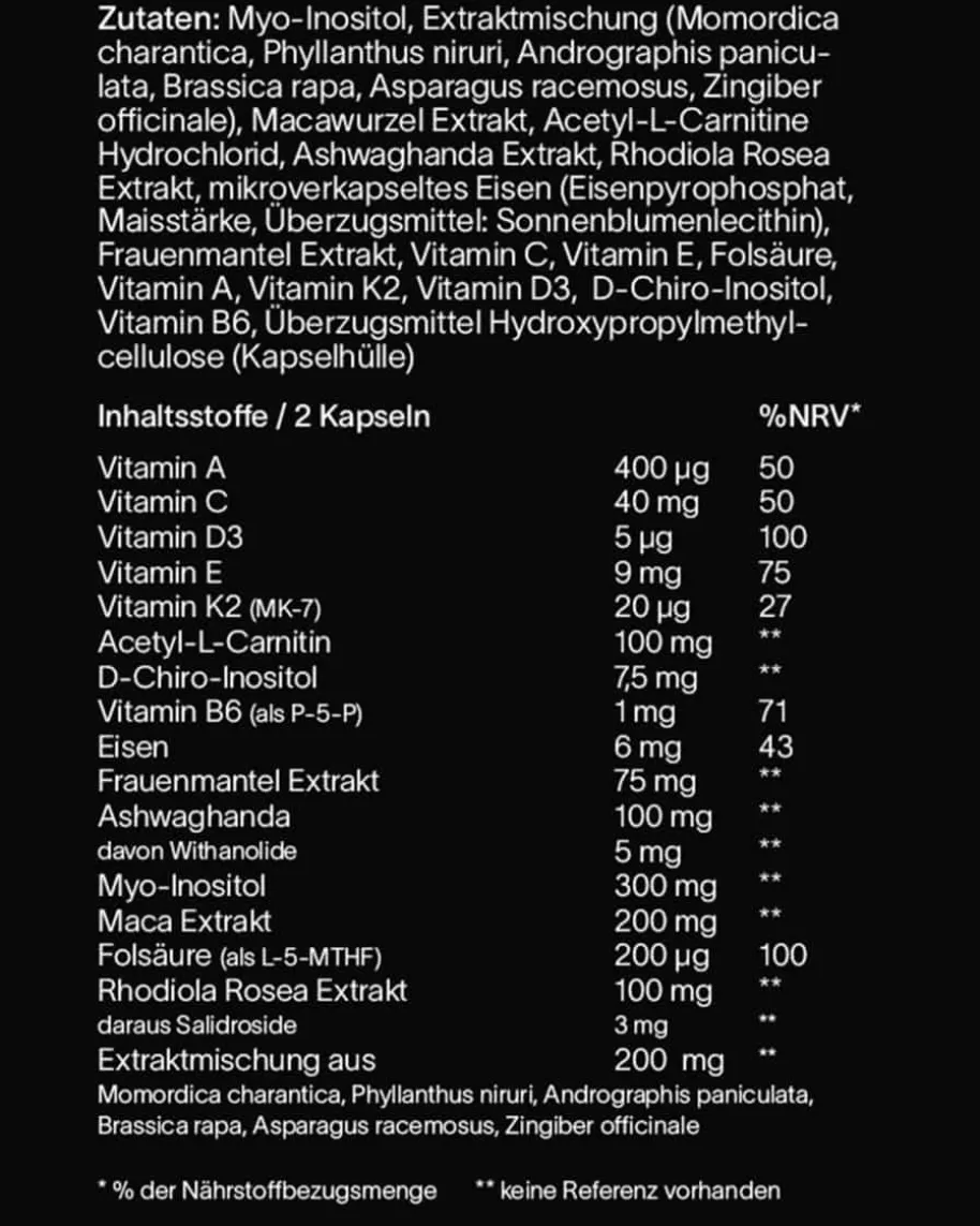 For Her Nahrungsergänzungsmittel