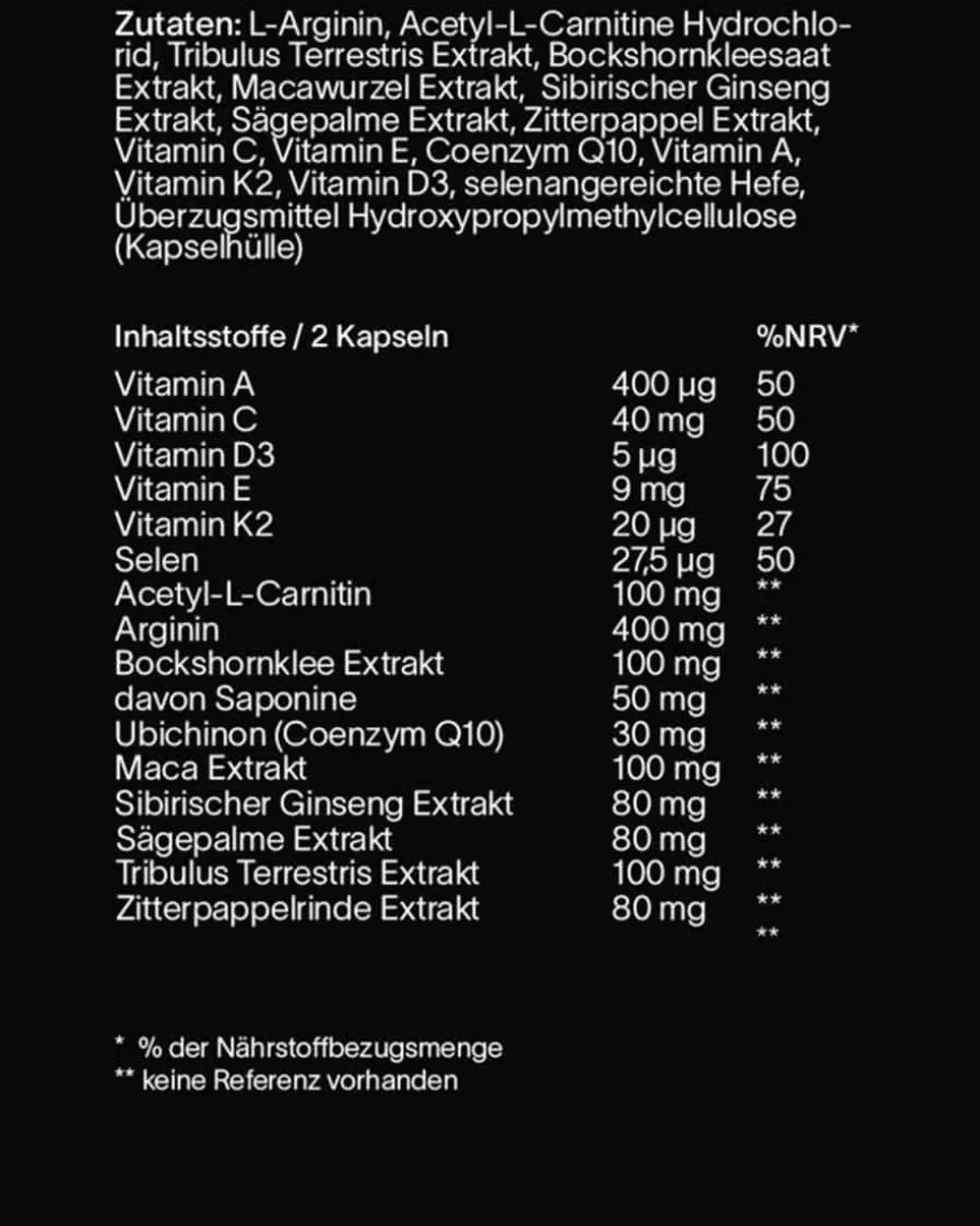 For Him Nahrungsergänzungsmittel