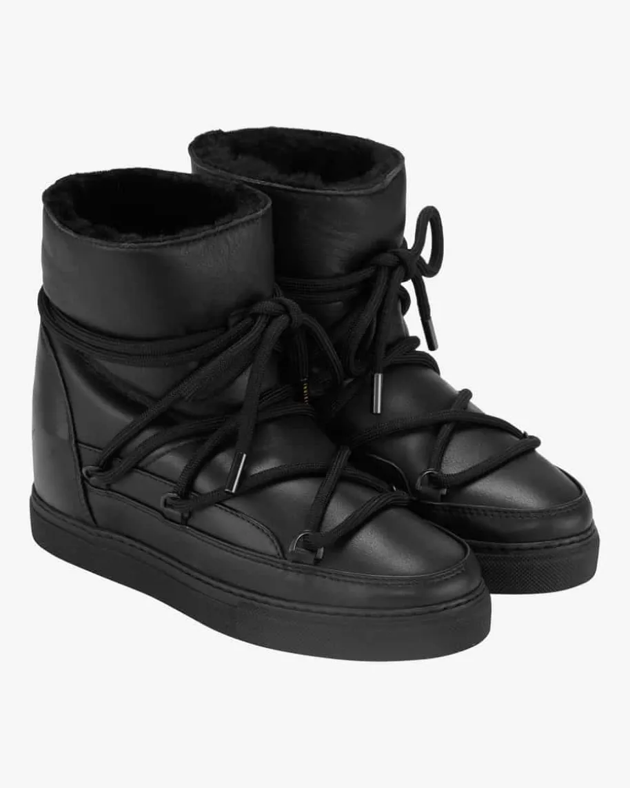 Full Leather Wedge Boots