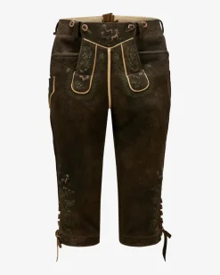 Gamsleiten Trachten-Kniebundhose aus Hirschleder