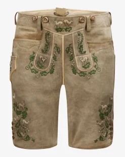 Gamsrudel Lederhose aus Hirschleder