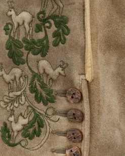 Gamsrudel Lederhose aus Hirschleder