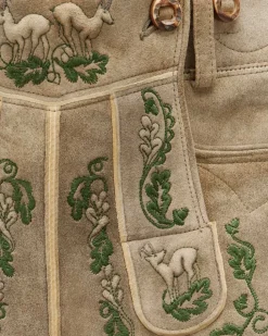 Gamsrudel Lederhose aus Hirschleder