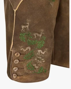 Gamsrudel Lederhose aus Ziegenleder