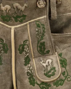 Gamsrudel Lederhose aus Ziegenleder