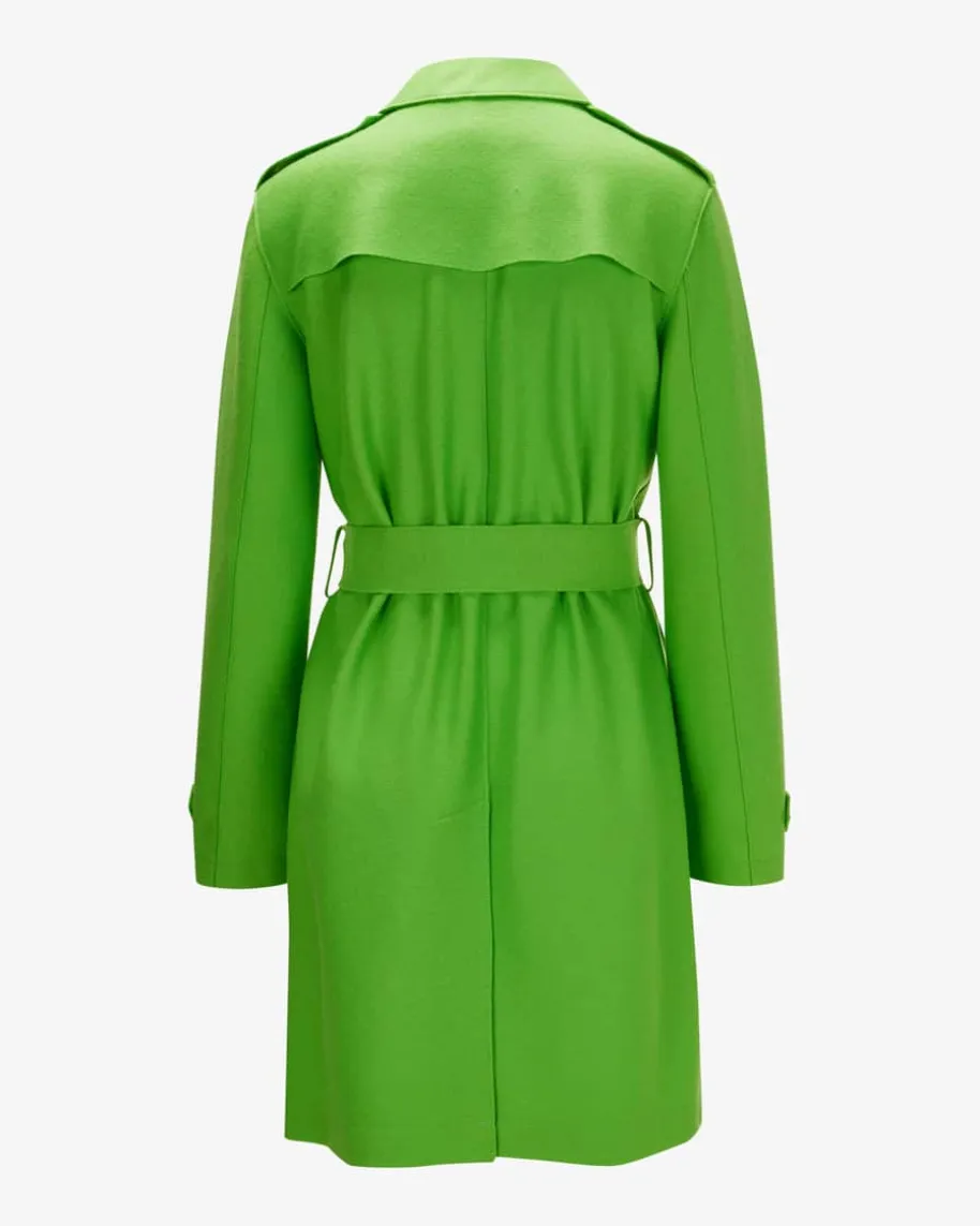 Golden Buckle Wollmantel