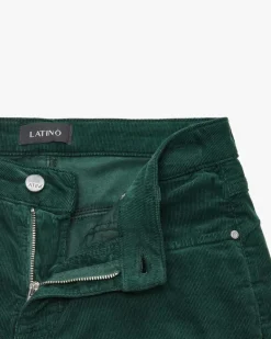 Guenda 7/8-Samthose aus Baumwoll-Mix