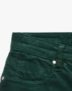 Guenda 7/8-Samthose aus Baumwoll-Mix