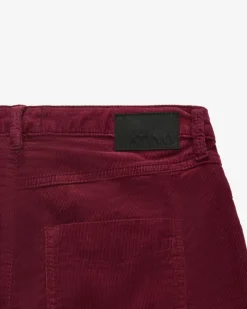 Guenda 7/8-Samthose aus Baumwoll-Mix