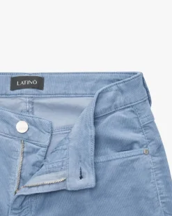 Guenda 7/8-Samthose aus Baumwoll-Mix