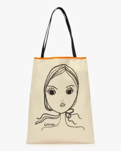 Handbemalte Canvas-Tasche