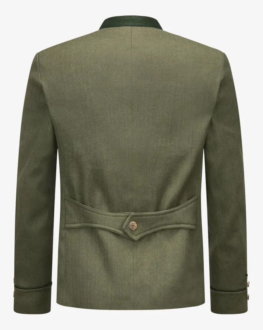 Helmut Trachtenjanker aus Leinen und Baumwolle