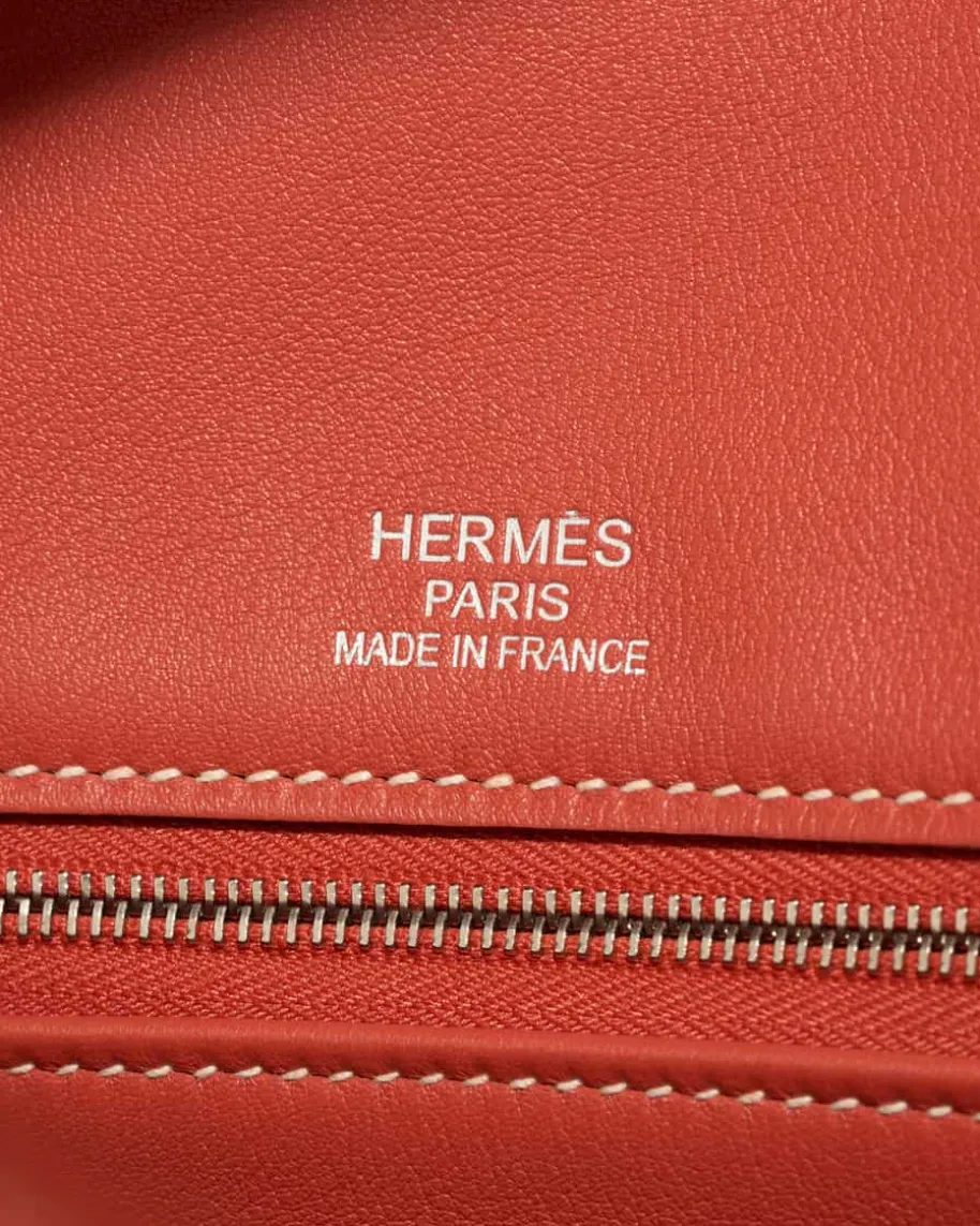 Hermès Vintage Birkin Ghillies 35 Palladium Tasche