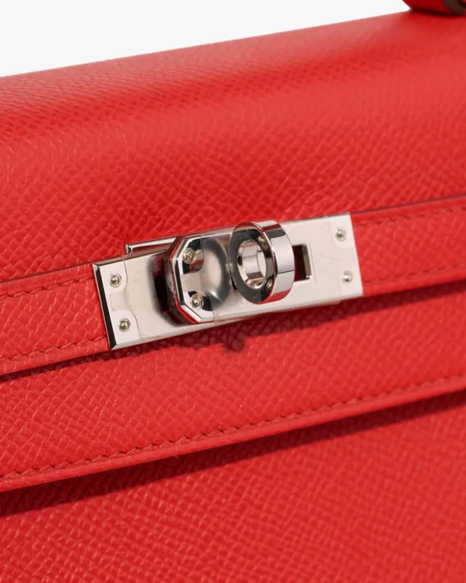 Hermès Vintage Kelly 25 Palladium Tasche