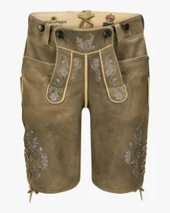 Herzog Albrecht Lederhose aus sämisch gegerbtem Ziegenleder