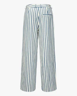 Hose aus Baumwoll-Leinen-Mix