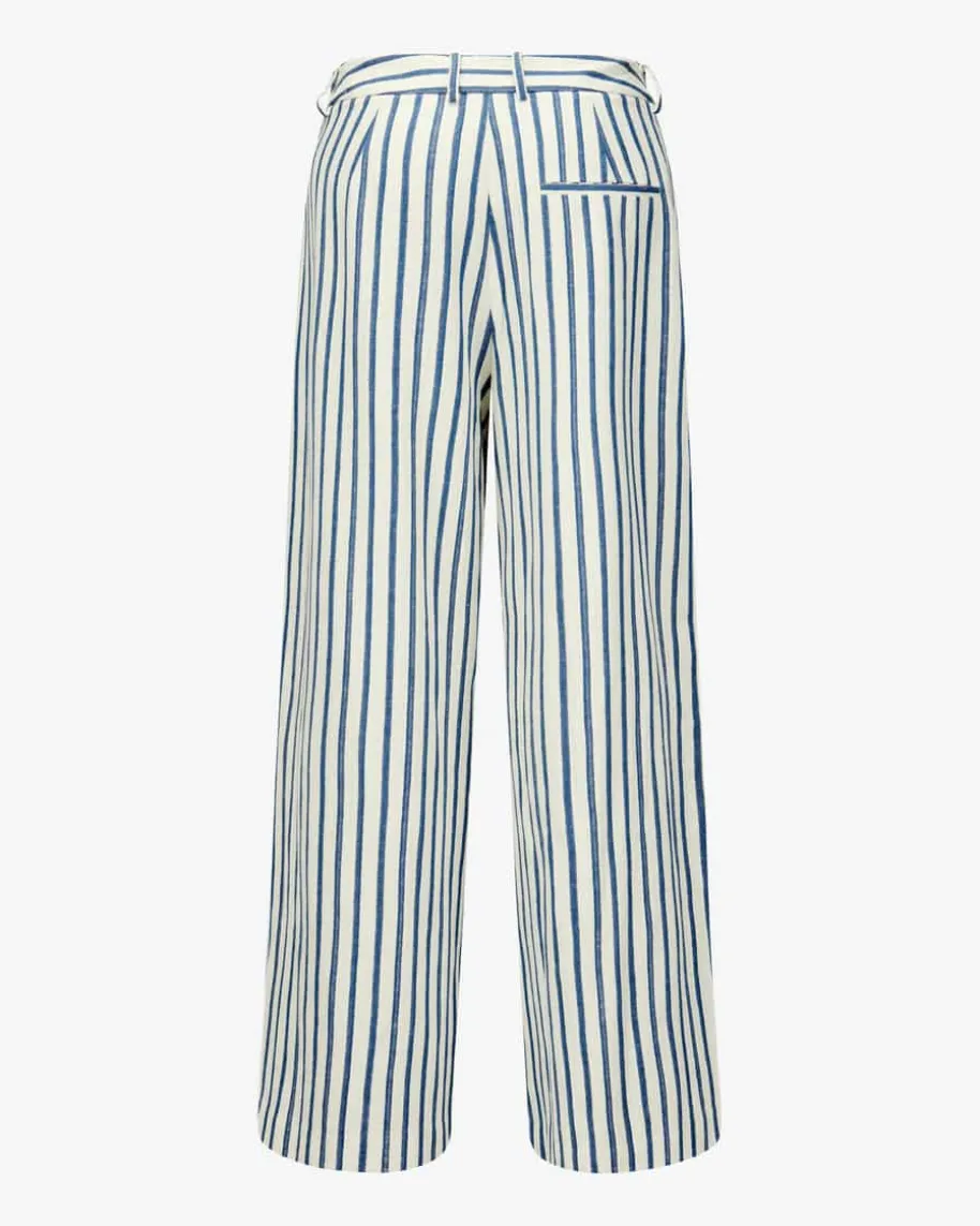 Hose aus Baumwoll-Leinen-Mix